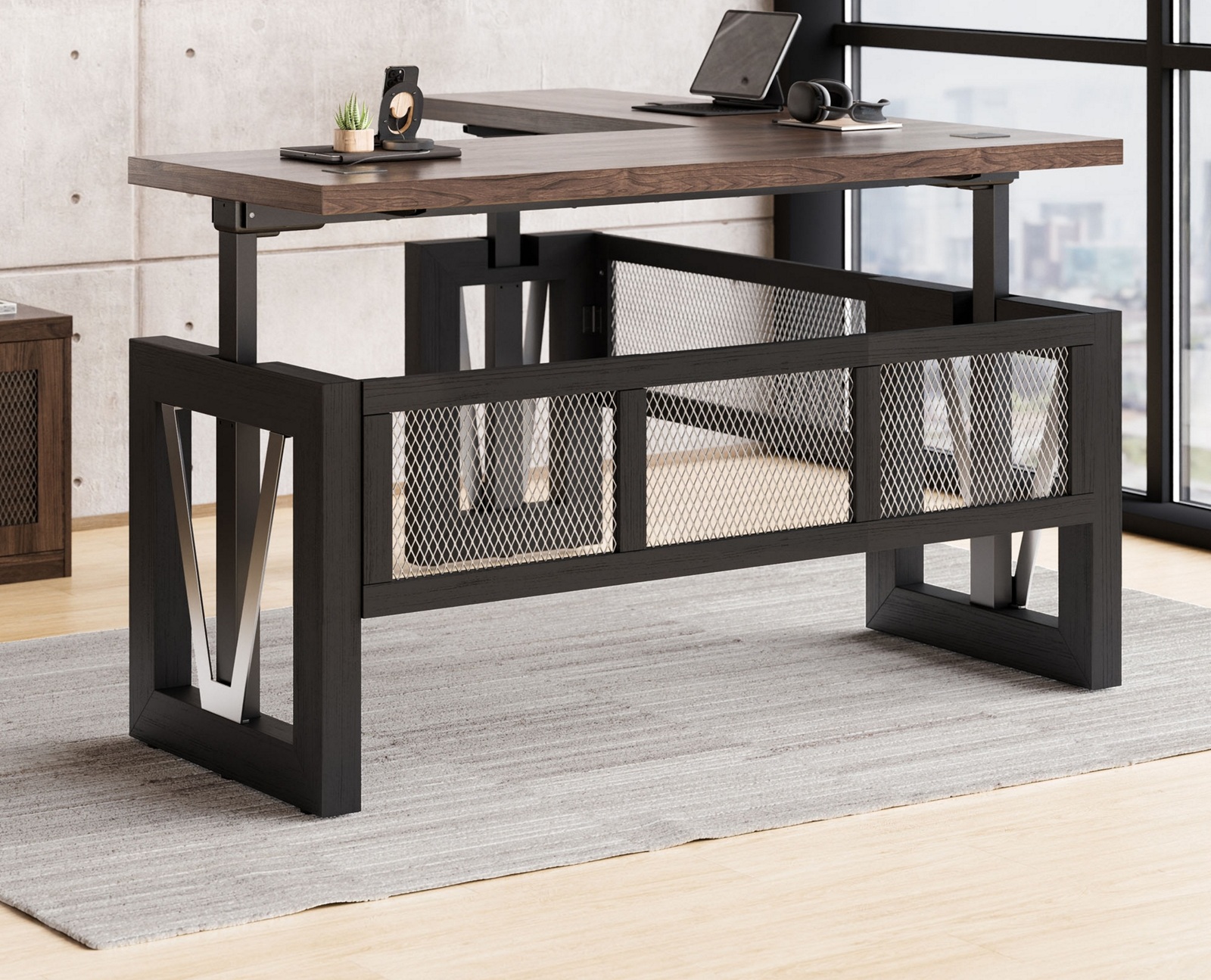 District Reversible Height-Adjustable L-Shaped Desk: The Ultimate Workspace Upgrade