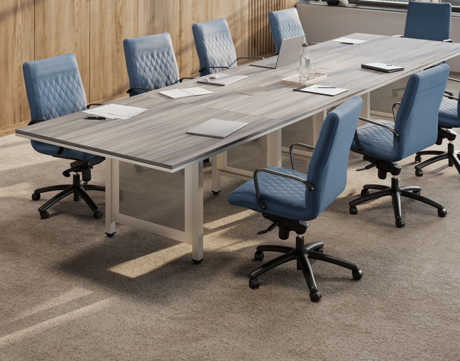 Features That Make the At Work Expandable Conference Table 14′ Ideal Workspace Solution